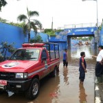 Wawalkot Instruksikan Langsung Penyedotan Air Banjir Underpass Duren Jaya